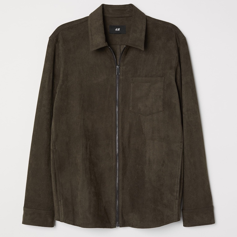 Men’s H&M Suede Shirt Jacket